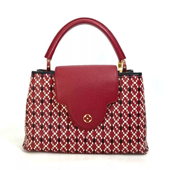 LOUIS VUITTON M42926 Plating LV signature Capusine PM 2WAY bag Hand Bag - Picture 1 of 16